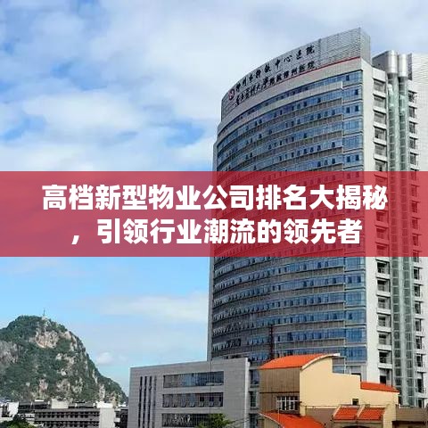 高檔新型物業(yè)公司排名大揭秘，引領行業(yè)潮流的領先者