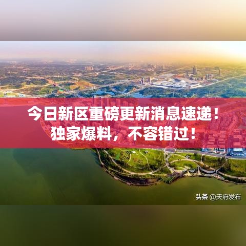 今日新區(qū)重磅更新消息速遞！獨(dú)家爆料，不容錯(cuò)過！