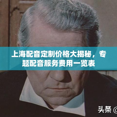 上海配音定制價(jià)格大揭秘，專(zhuān)題配音服務(wù)費(fèi)用一覽表