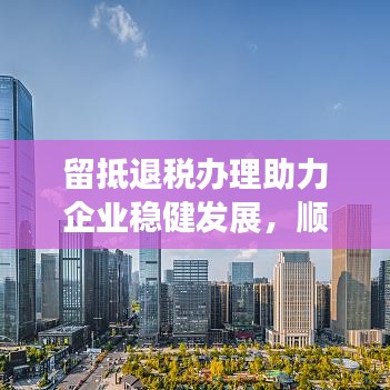 留抵退稅辦理助力企業(yè)穩(wěn)健發(fā)展，順暢高效獲贊！