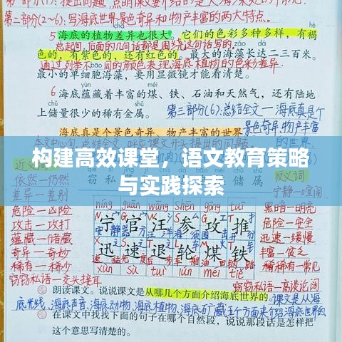 構(gòu)建高效課堂，語(yǔ)文教育策略與實(shí)踐探索