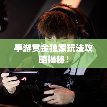 手游賞金獨(dú)家玩法攻略揭秘！